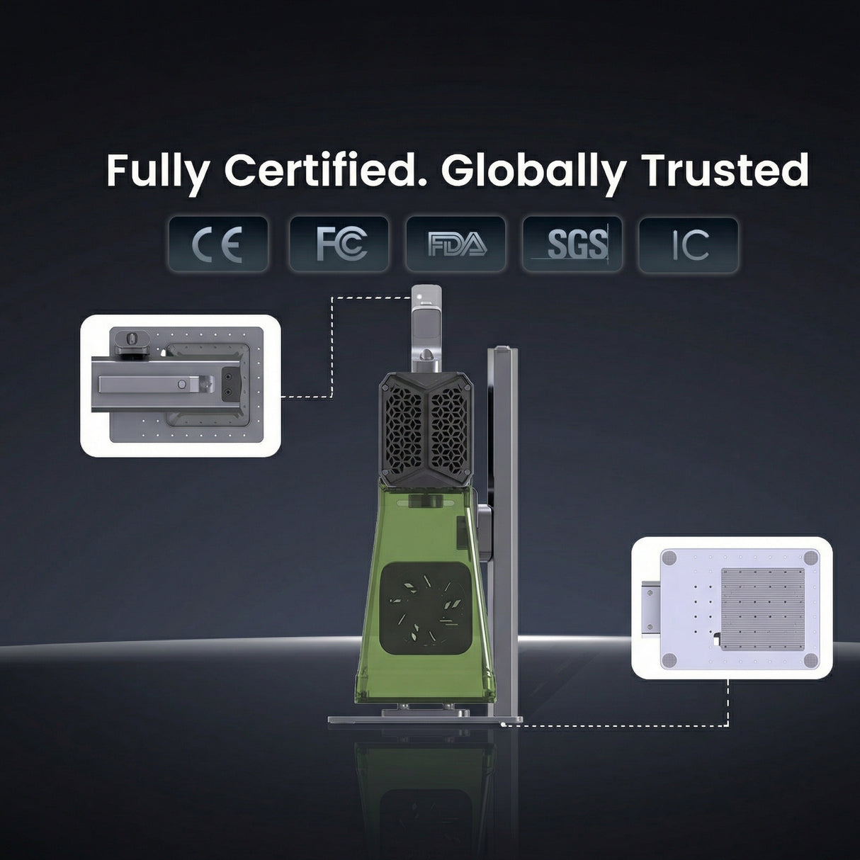 Senfeng Tools E20 Fiber Laser Engraving Machine