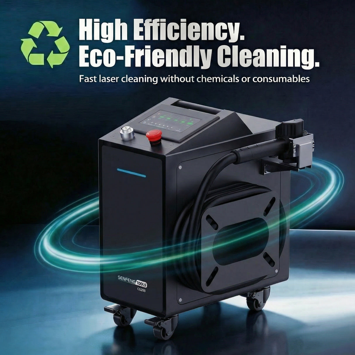 Senfeng Tools Pulsed Gaussian Beam Laser Cleaner for Powerful & Efficient Cleaning