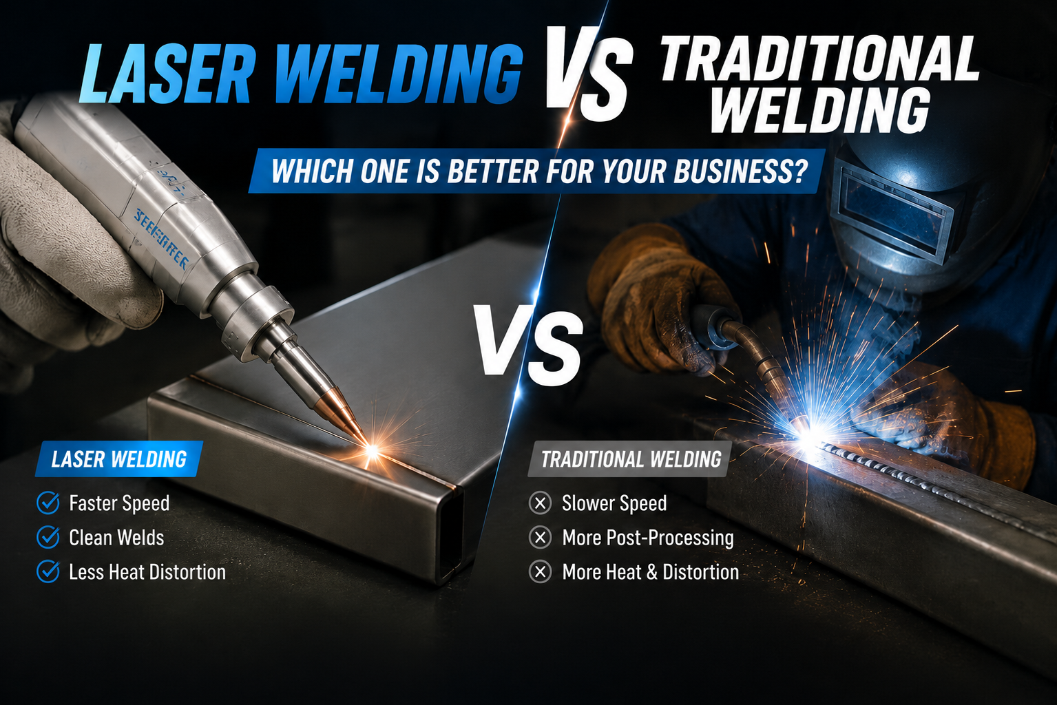 Laser Welding vs Traditional Welding: Which One Is Better for Your Business?