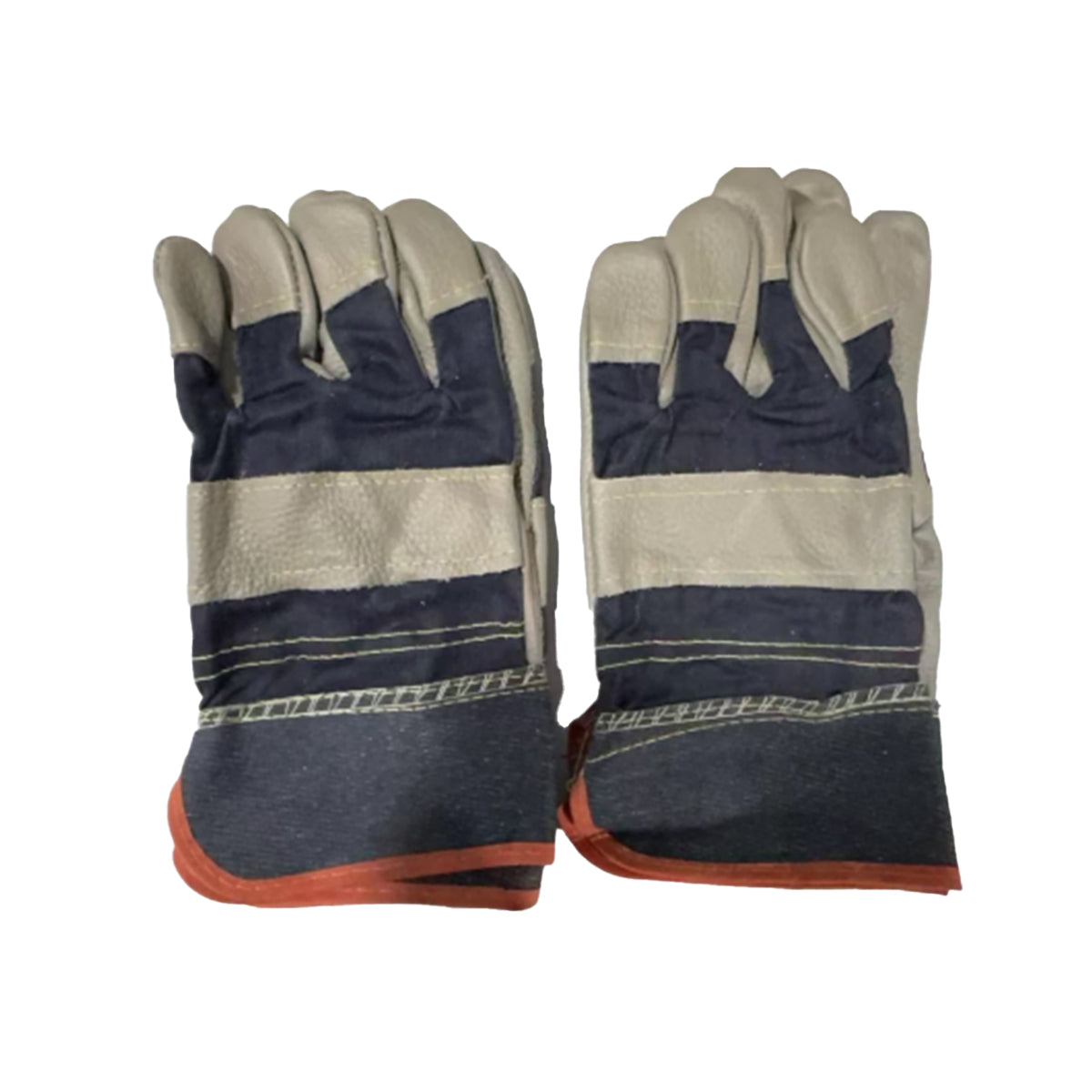 Senfeng Tools | Heavy-Duty Leather & Canvas Composite Safety Gloves (Heat-Resistant)