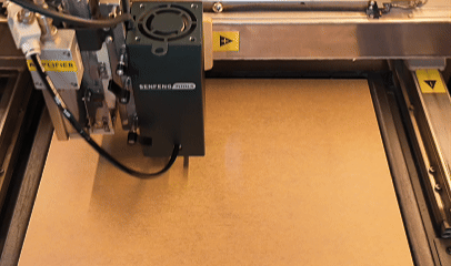 Blue Diode Engraving