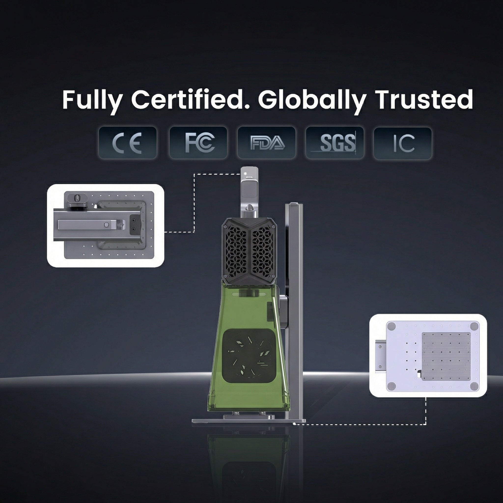 Senfeng Tools E20 Fiber Laser Engraving Machine