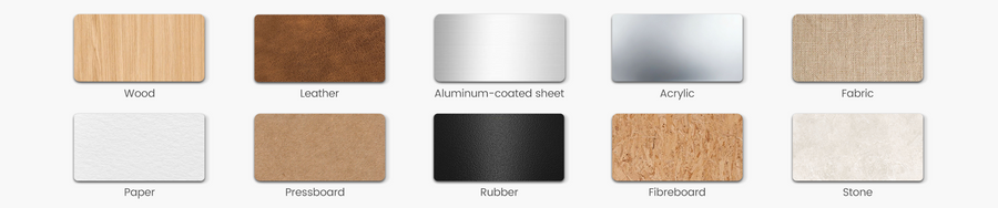 Non-metal swatches