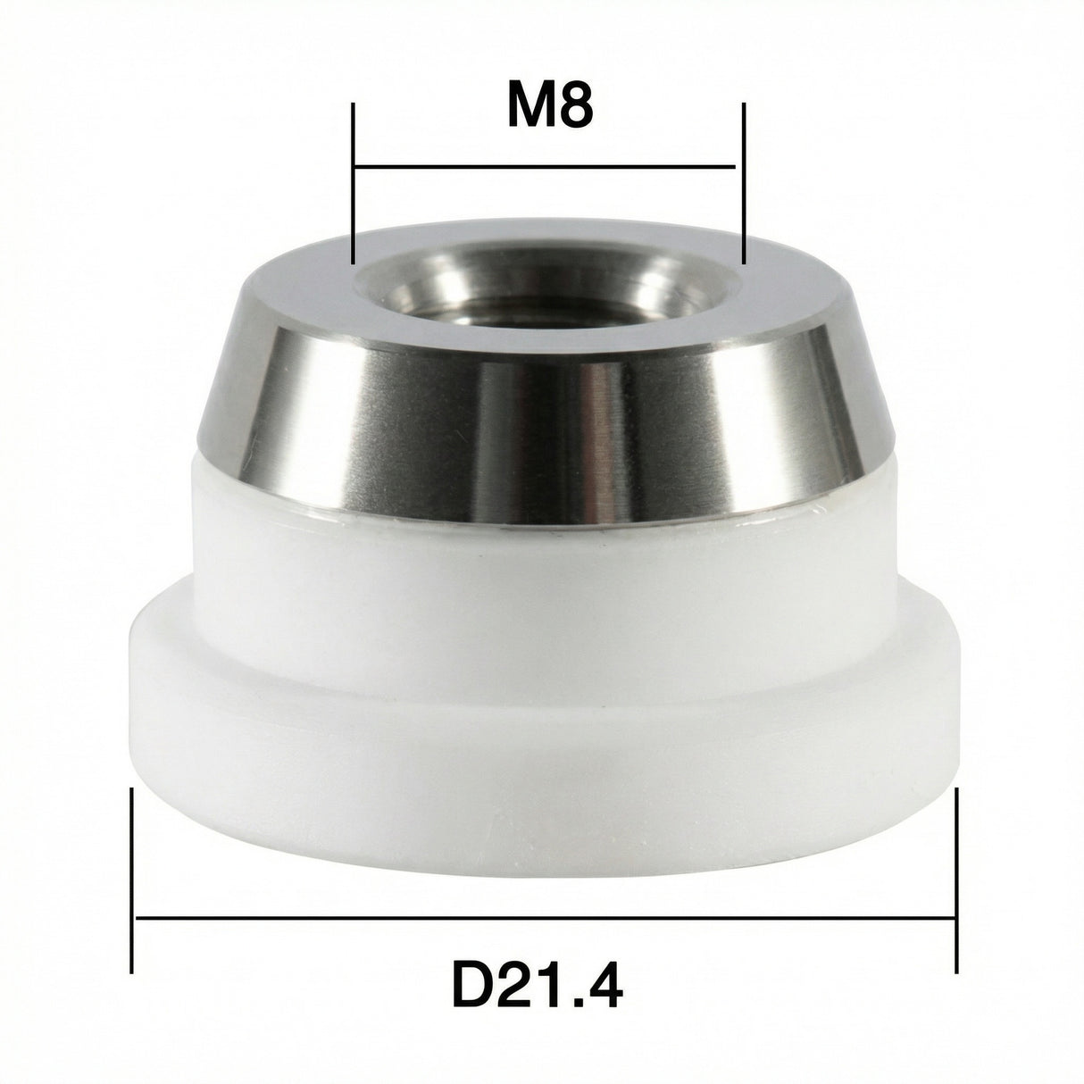 RAYTOOLS | Ceramic Nozzle Holder D21.4 H12.9 M8 for Laser Cutting Head