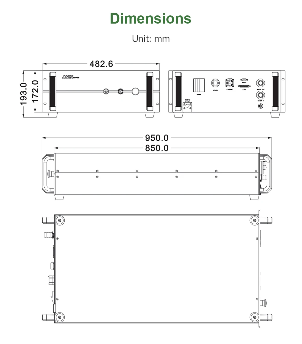 Max Fiber Laser Source-3000W
