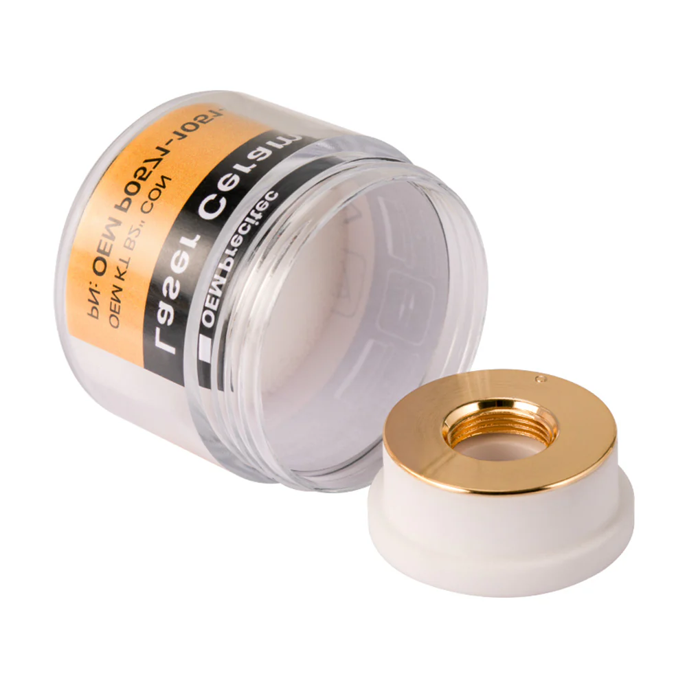 PRECITEC | Ceramic Nozzle Holder D28 H11.7 M11 for Laser Cutting Head