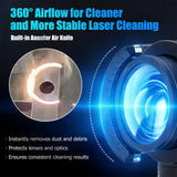 Senfeng Tools Pulsed Flat-Top Beam Laser Cleaner for Precise & Consistent Surface Cleaning