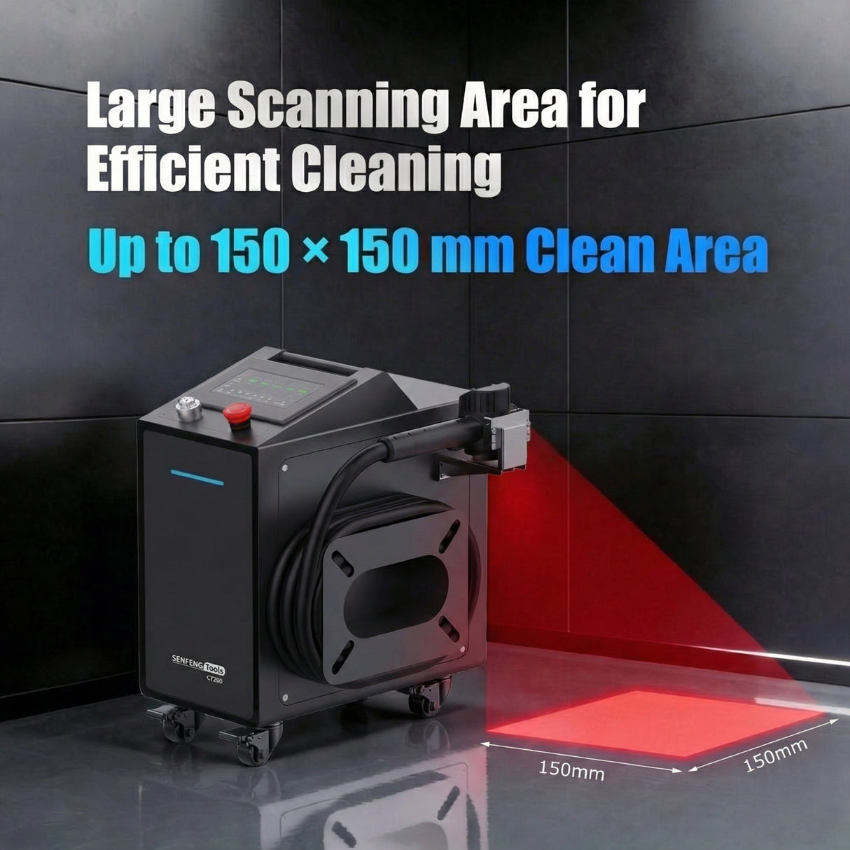 Senfeng Tools Pulsed Gaussian Beam Laser Cleaner for Powerful & Efficient Cleaning