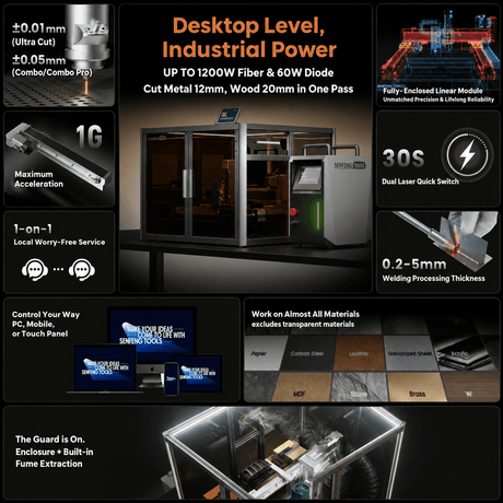 Senfeng Tools D Series Laser Welder and CNC Cutter