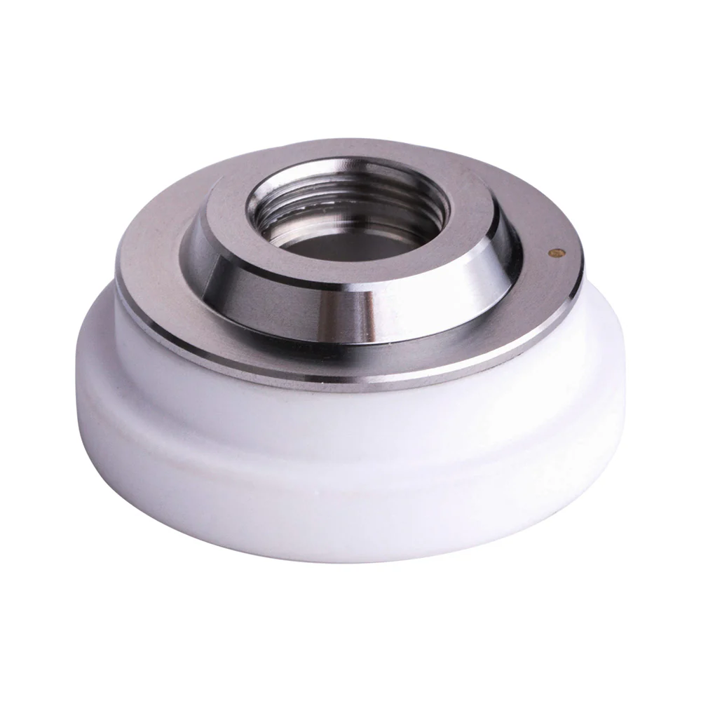 PRECITEC | Ceramic Nozzle Holder D31 H10.5 M11 for Laser Cutting Head
